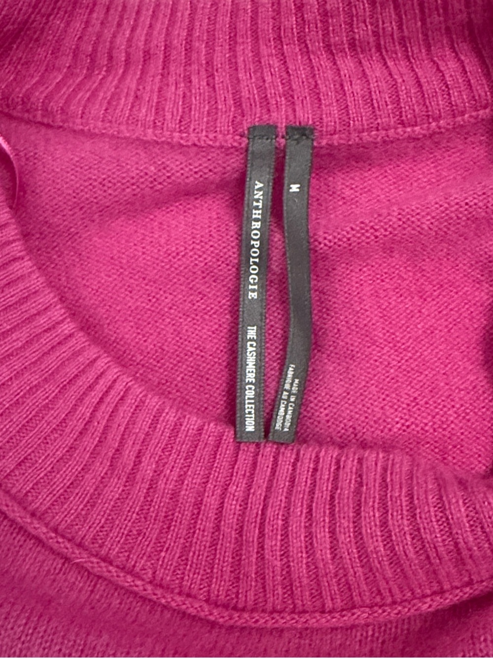 Pilcro Alani Cropped Cashmere Sweater M - Picture 9 of 10